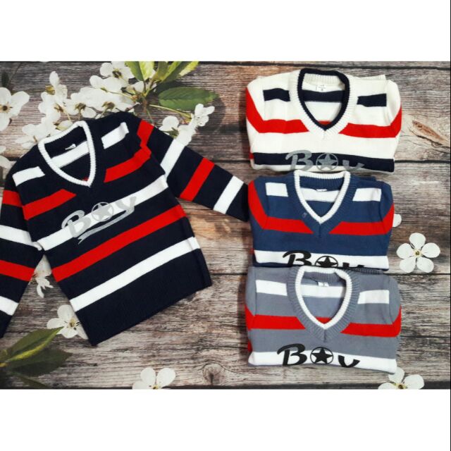 Combo áo len nam cổ tim