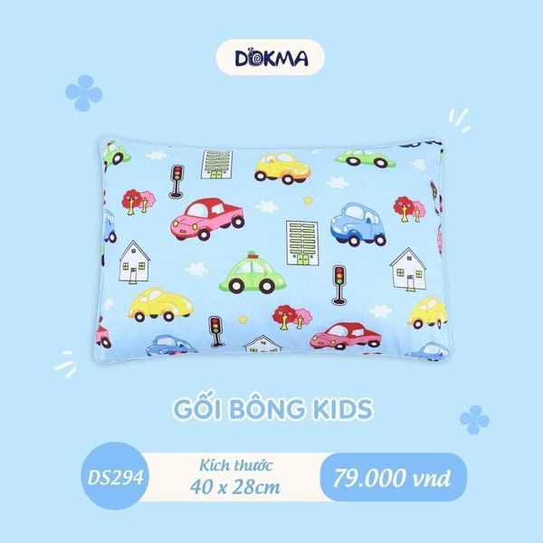 Gối bông Dokma KT 40x28cm