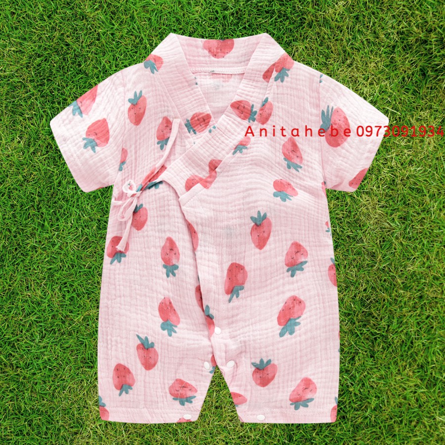 Bộ Kimono cho bé trai, bé gái từ size newborn đến size 9 tháng/ quần áo sơ sinh