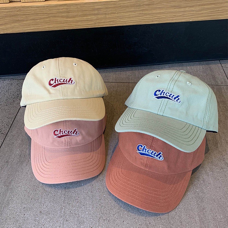 Mũ Lưỡi Trai Cotton Mềm Mại In Chữ Kiểu Nhật Bản Thời Trang Mùa Hè Cho Nam Và Nữ