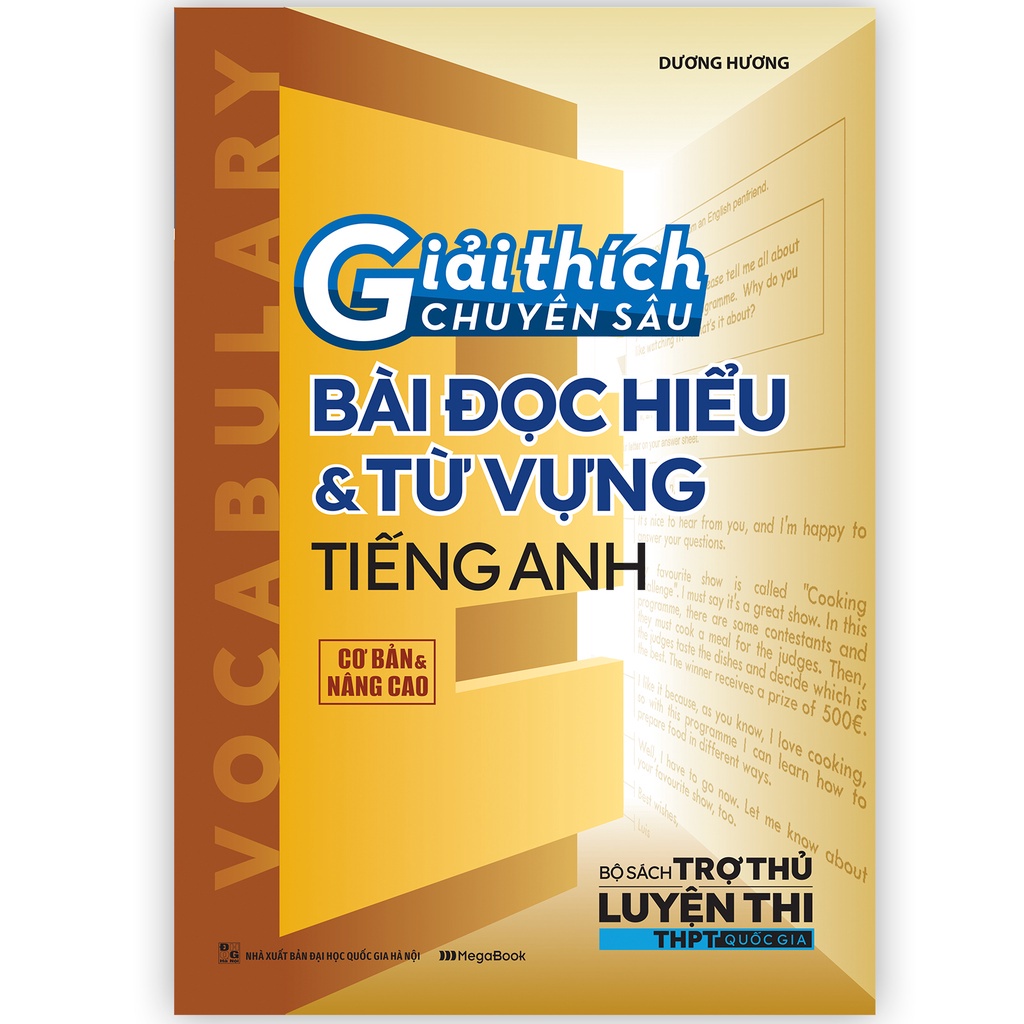 Sách Megabook - Giải Thích Chuyên Sâu Bài Đọc Hiểu - Từ Vựng Tiếng Anh