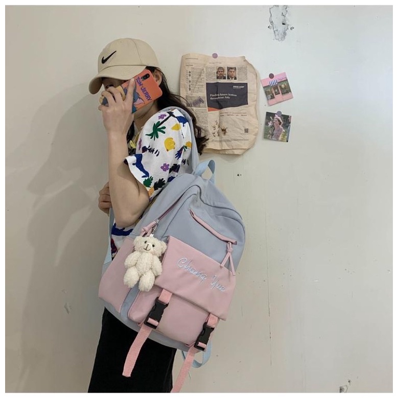 Balo nữ đeo vai thời trang phong cách phong cách hàn quốc