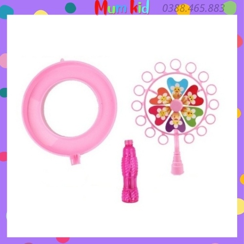 Đồ chơi trẻ em chong chóng thổi bong bóng xà phòng cho bé vận động vui nhộn giảm xả stress MUMKID 35