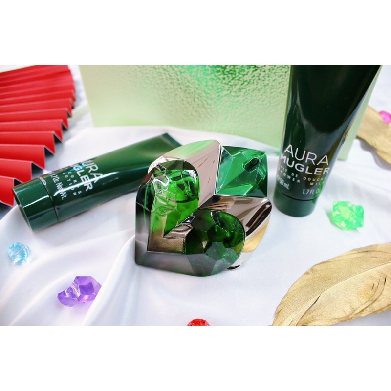 Set Nước Hoa 30ml, body lotion và sữa tắm 50ml Mugler Aura | Thế Giới Skin Care