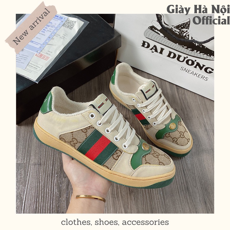 Giày Gucci Nam Nữ Thể Thao, Giày GC Sơn Tùng Thời Trang Hàng Đẹp Full Box