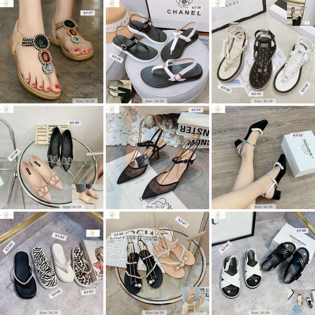 Giầy, Sandan, Dép Thời Trang Nữ, Cao cấp Xuất Khẩu và Nhập Khẩu.