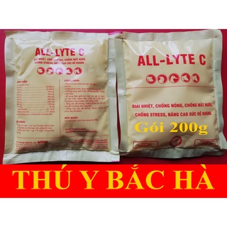 1 gói ALL-LYTE C 200g Điện giải c và Vitamin giải nhiệt chống nóng, chống mất nước, chống Stress