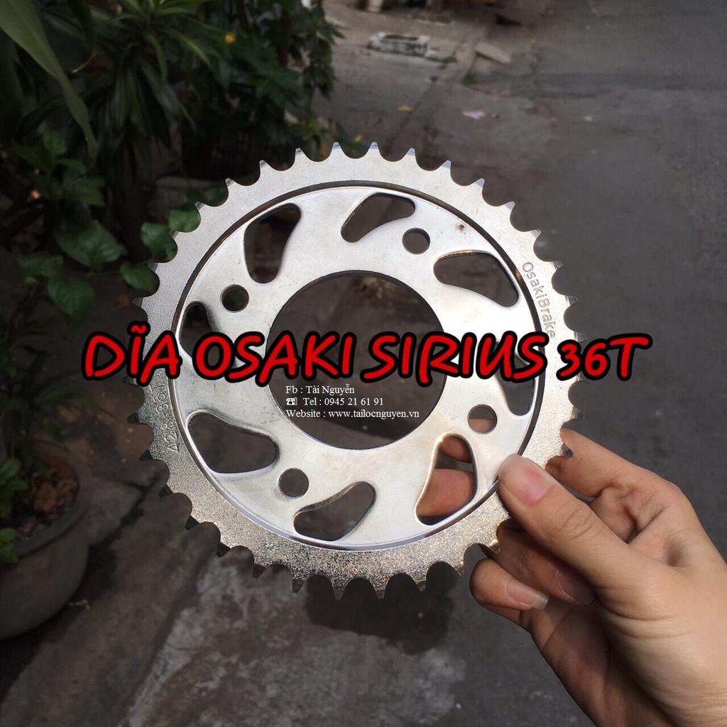 Dĩa Thái Vàng Cho Xe Exciter 150 - Winner - Sirius