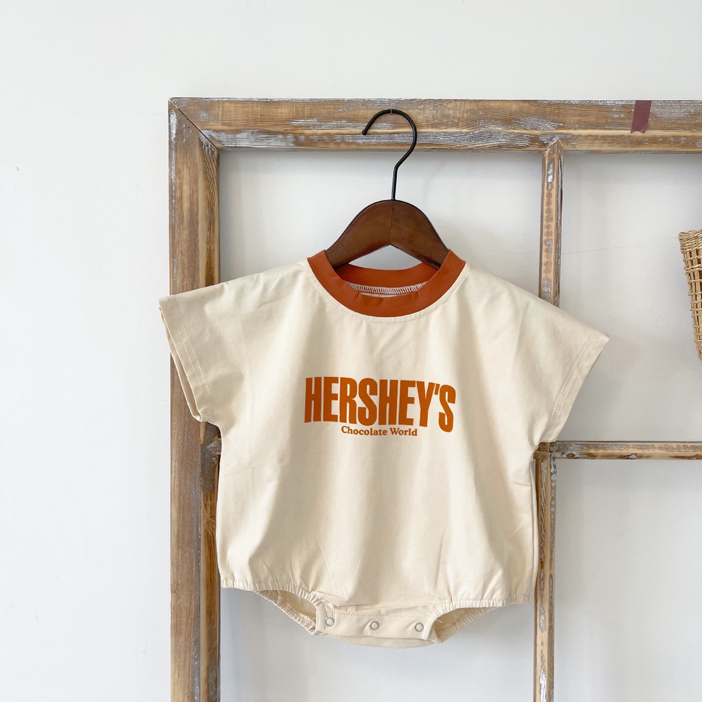 Bộ Áo Liền Quần Bằng Cotton Tay Ngắn In Họa Tiết Nhiều Màu Sắc Phong Cách Hàn Quốc Thời Trang Mùa Hè