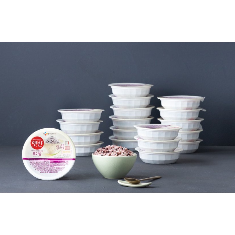 CƠM NẾP THAN ĂN LIỀN 210G -  흑미밥 210G