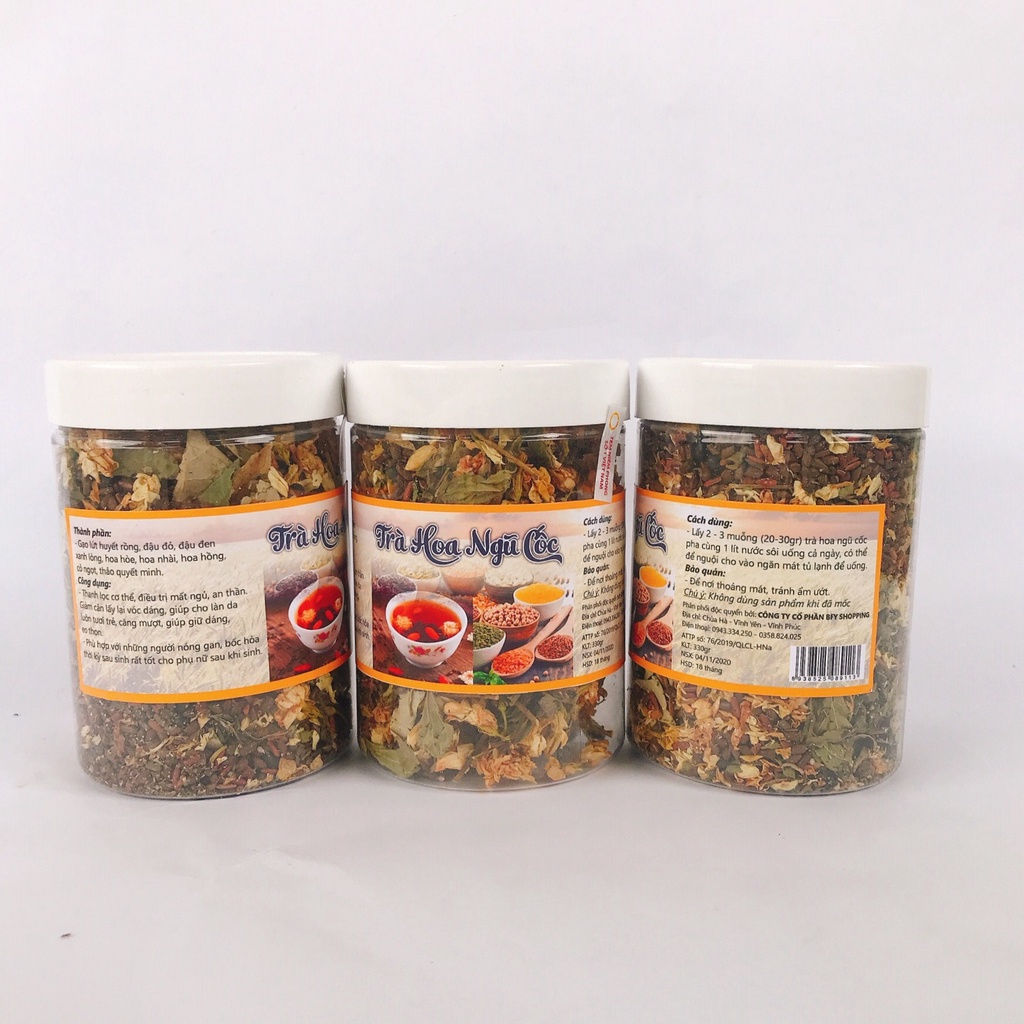 Trà gạo lứt đậu đỏ hộp ngắn giảm cân, trà hoa ngũ cốc giảm cân 100% organic dành cho mọi lứa tuổi - TNC