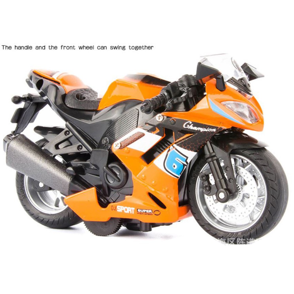 [Mã LIFE0503TOYS giảm 10% đơn 0Đ] Mô hình Moto kim loại tỷ lệ 1:14