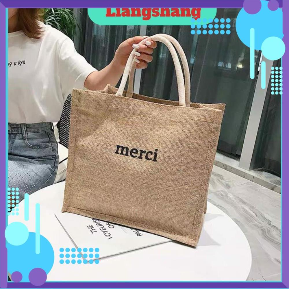 Túi Cói Du Lịch. Túi Merci Siêu Hót. Túi Đi Biển
