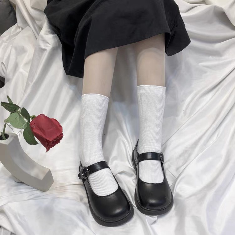 Tất Ulzzang cao cổ - Tất nữ phong cách vintage hàn quốc chất len dày dặn, mềm mịn