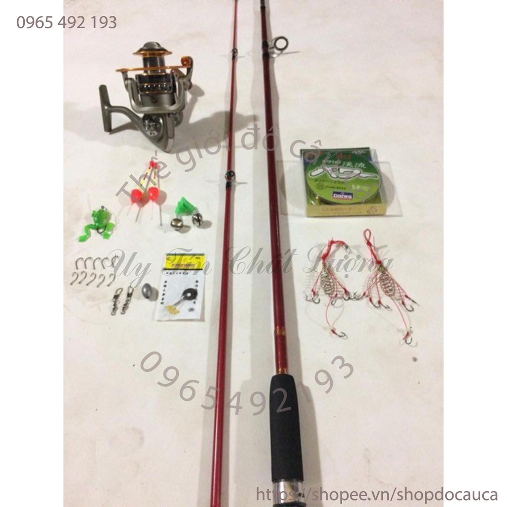 BỘ CẦN CÂU 2 khúc 11 MÓN 399kkk ( rẻ vô địch )