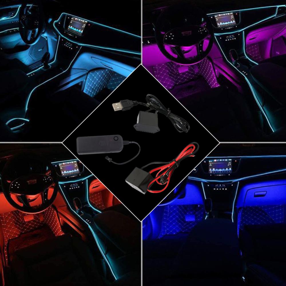 Dây Đèn Led Có Thể Điều Khiển L1T7 Cho Xe Hơi