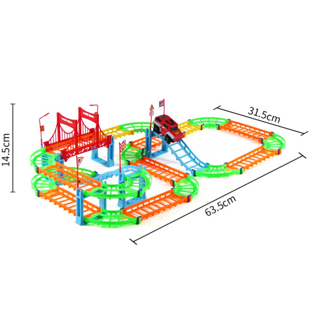 Bộ trò chơi đường ray xe đua cho bé.