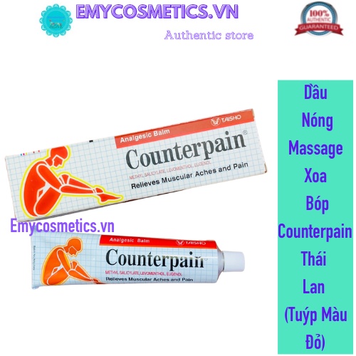 [Ảnh Thật  - Hàng Chuẩn] Dầu Nóng Massage Xoa Bóp Counterpain Thái Lan Thái Lan Tuýp Lớn 120Gram