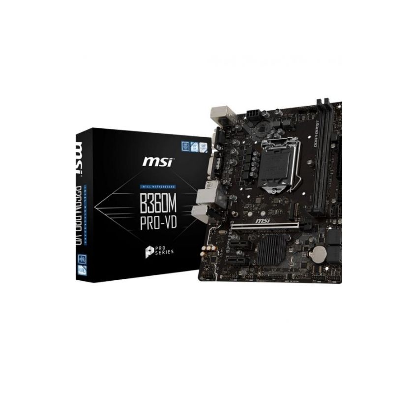 Bo mạch chủ Mainboard SK 1151 MSI B360M MORTAR (Chipset Intel B360/ Socket LGA1151/ VGA onboard) - Hàng chính hãng