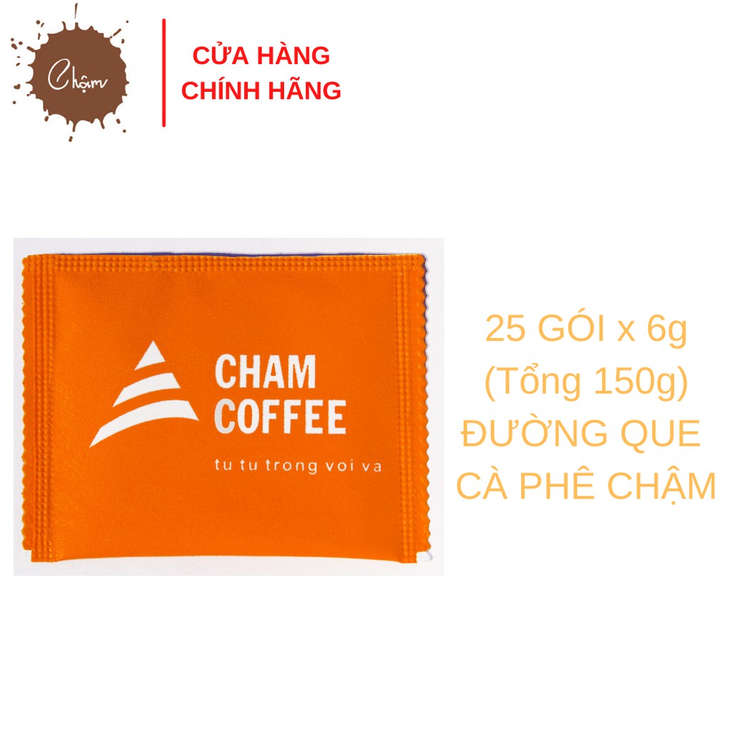 [Mã 156FMCGSALE hoàn 8% đơn 500K] [Deal Độc Quyền]25 gói đường Cà Phê Chậm (6gram/gói, đường trắng tinh luyện)
