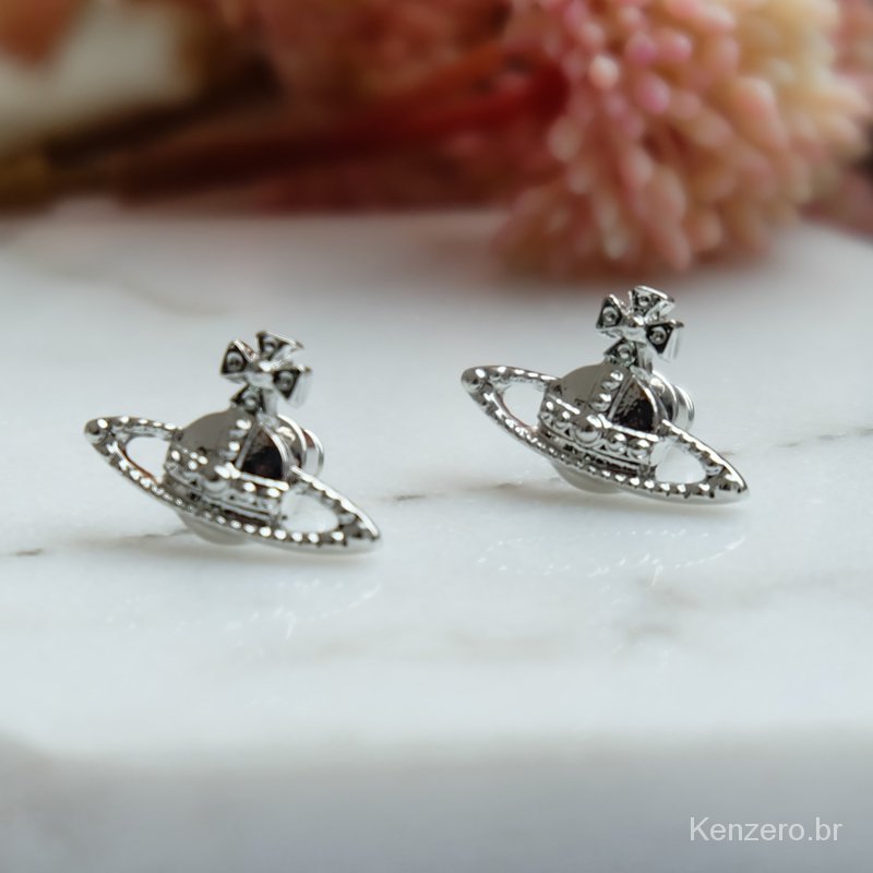 Bông Tai Vivienne West wood Thiết Kế Nhỏ Nhắn Xinh Xắn