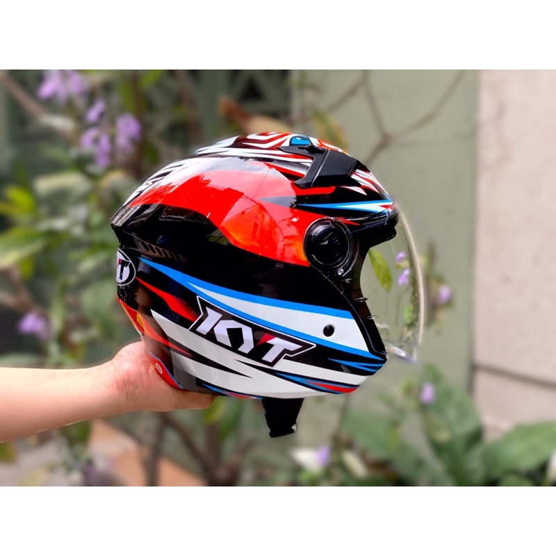 Mũ Bảo Hiểm 3/4 M268 2 kính Tiger Bassani cực đẹp , Lên logo kyt , Bảo hành 12 tháng