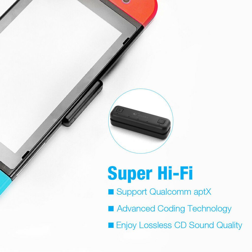 Bộ Thu Phát Bluetooth 5.0 Không Dây Cho Máy Chơi Game Nintendo Switch & Lite / Ps4 / Pc