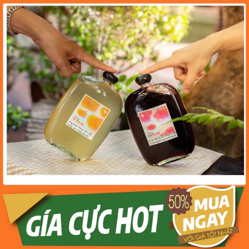 ❣️[XÃ KHO] ❣️ Chai thủy tinh dẹp 500ml nắp nhựa đen- đựng cafe, nước ép....