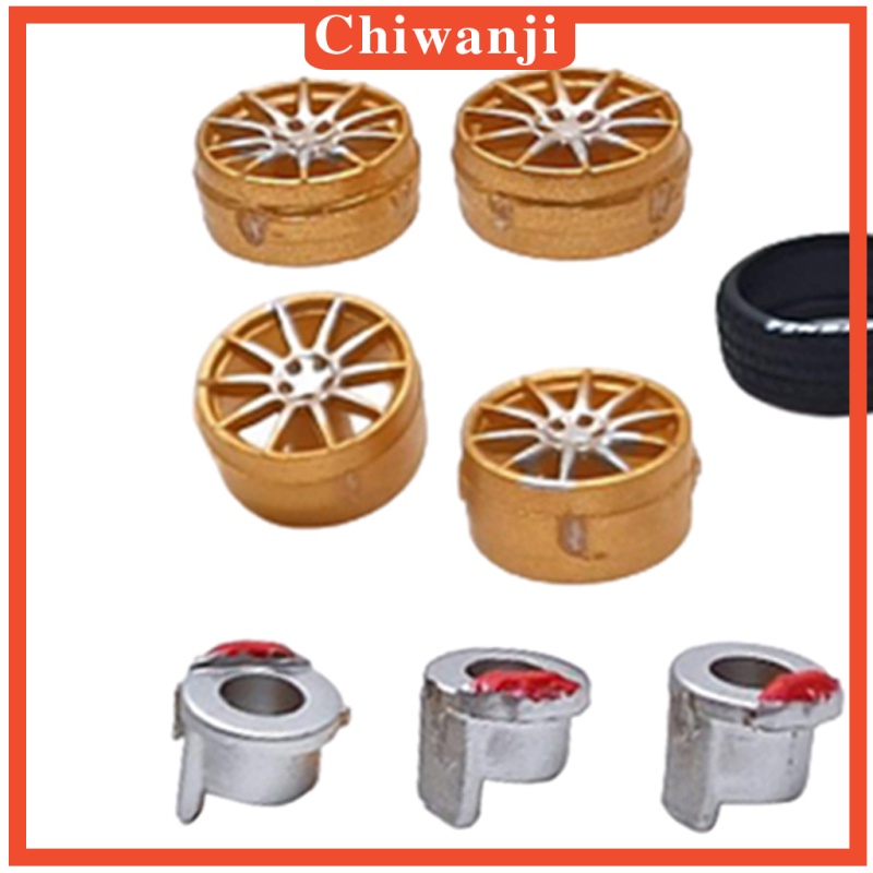 TOMICA Bộ 4 Bánh Xe Đồ Chơi Tỉ Lệ 1 / 64