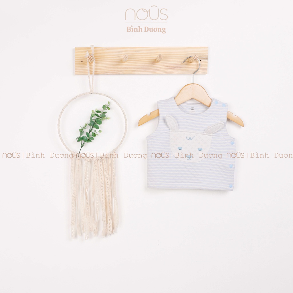 Áo gilet Nous hình cừu, kẻ ngang Nu Choux đủ màu - Nous Bình dương - Bipbipstore