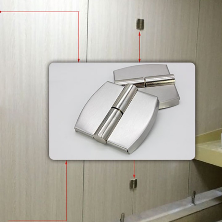 Bản Lề Cửa Inox - Bản Lề Cửa Inox Tự Nâng Chất Liệu INOX CAO CẤP Phù Hợp Với Nhiều Loại Cánh Cửa Và Khung Cửa Khác Nhau