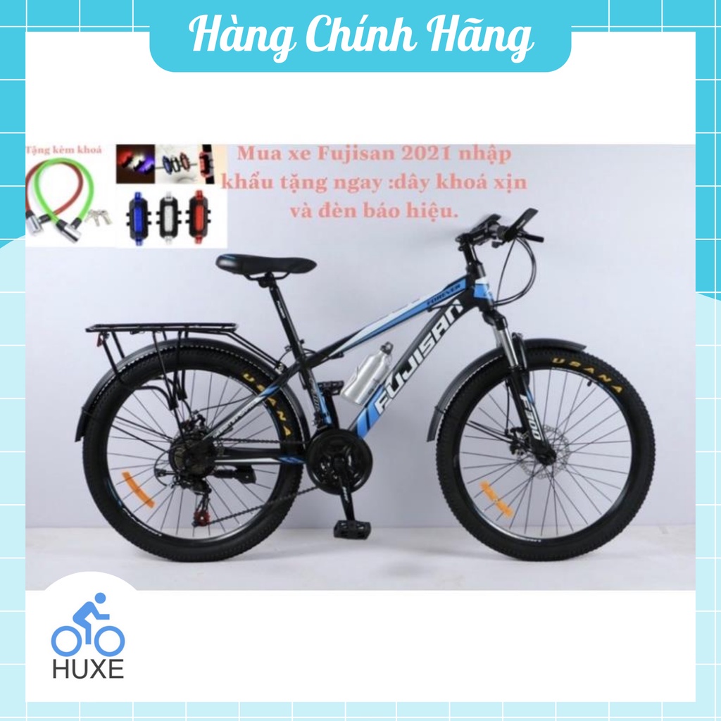 (Sỉ Lẻ ) Xe đạp thể thao Fujisan F300 2021 .Tặng kèm :khoá xe và đèn báo hiệu.