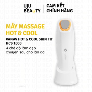 Máy massage mặt vanav hot & cool skin fit - hcs 1000 - 4 chế độ cao cấp