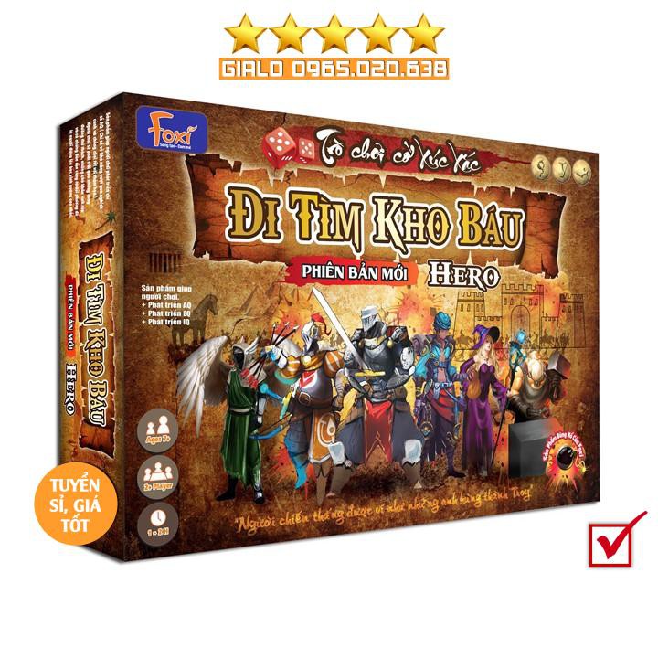 Board game-Đi tìm kho báu Phiên Bản HERO Foxi-Đồ chơi trẻ em phát triển AQ-EQ-IQ-siêu siêu hay