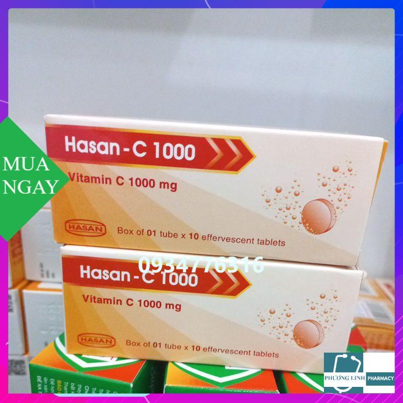 C sủi Vitamin C 1000mg hỗ trợ tăng cường sức đề kháng – Tuýp 10 viên