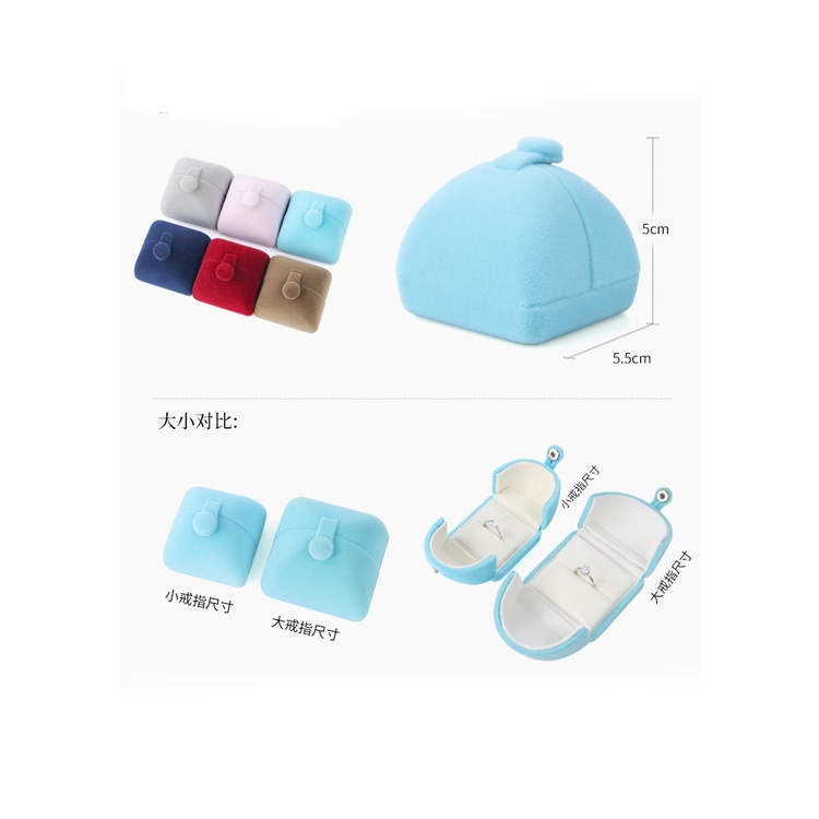 Hộp Đựng Trang Sức Bằng Nhung Hai Lớp Thiết Kế Độc Đáo Sang Trọng