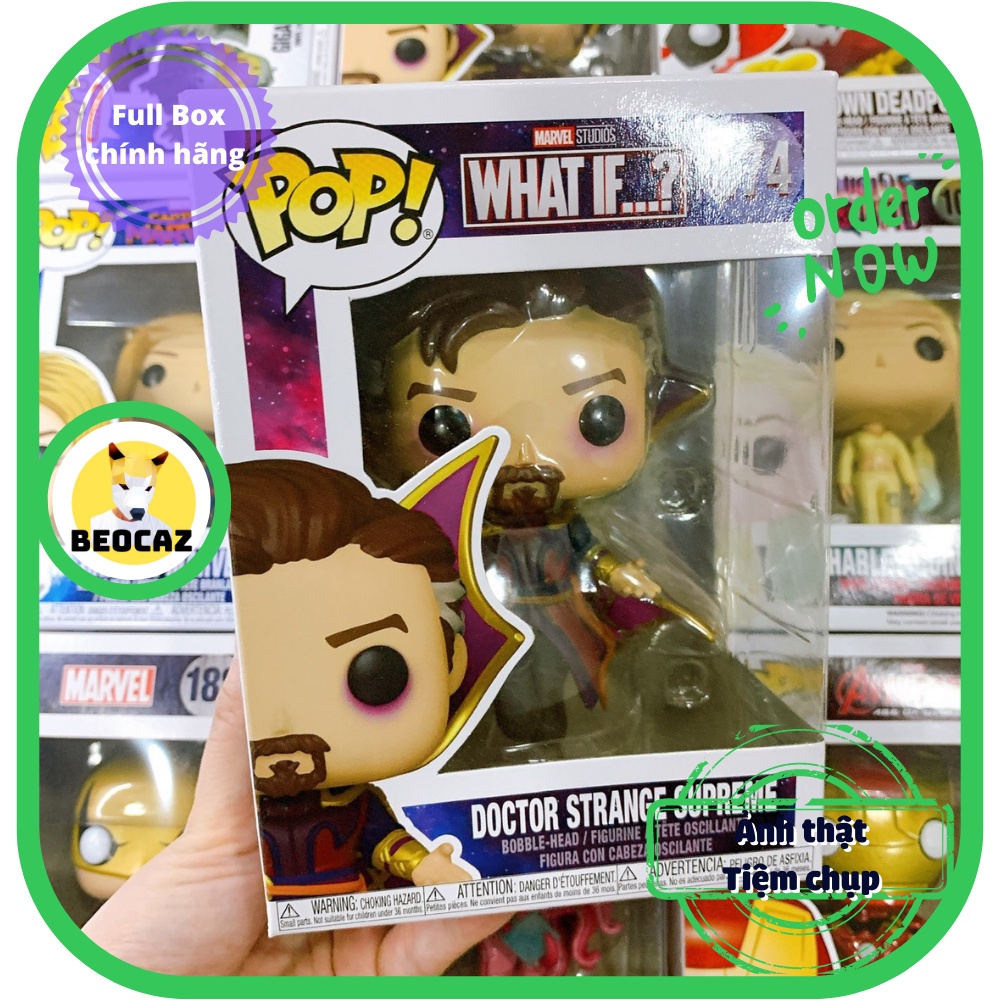 Funko Pop Marvel Chính Hãng Biệt đội siêu anh hùng Groot Loki Doctor Strange Wanda siêu nhân tiệm đồ  chơi Beocaz