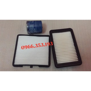 Combo bộ lọc động cơ , điều hòa , lọc dầu xe mn / i10