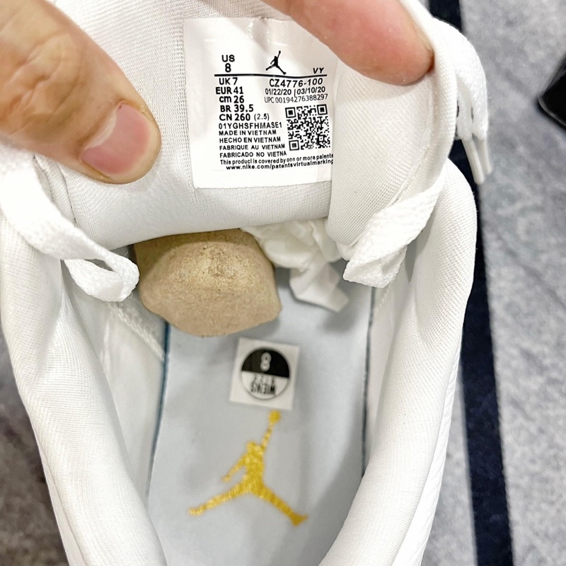 Giày Jordan cổ thấp, Jordan 1 Low Metalic Gold Hàng Chuẩn S.Cấp, Full Box Bill và Phụ Kiện