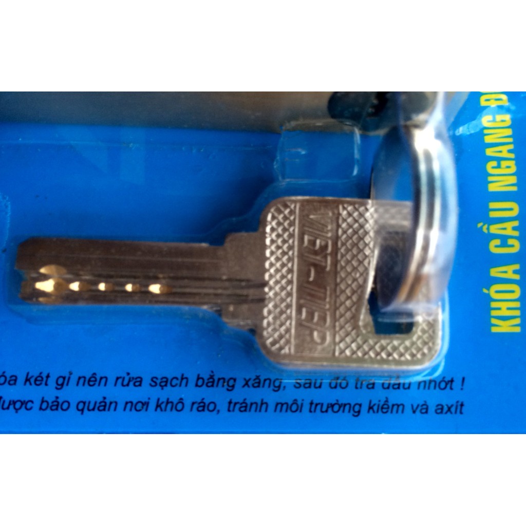 Khóa cầu ngang đồng Việt tiệp 05207( cỡ trung- 5cm)