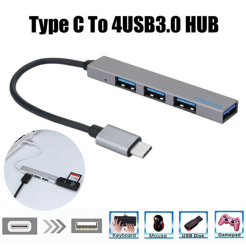 Bộ Chia 4 Cổng Usb 3.0 Loại C Sang 4 Cổng Usb