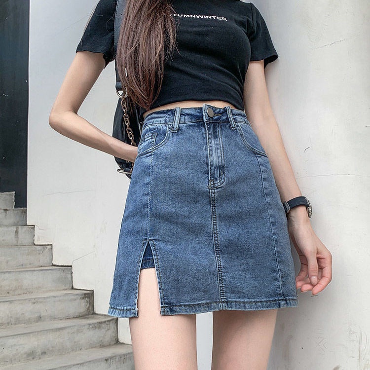 Chân Váy Chữ A Lưng Cao Dáng Rộng Thiết Kế Mới Năng Động Thời Trang Dành Cho Nữ