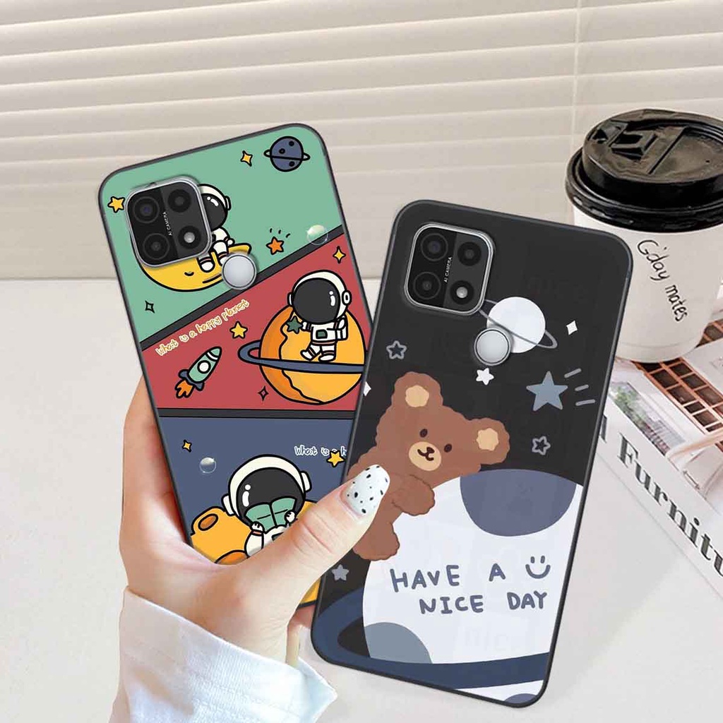 Ốp Oppo A15 / A15s in hình vũ trụ, phi hành gia bầu trời cute dễ thương