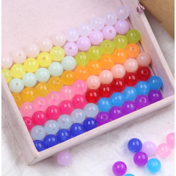 Chuỗi Hạt acrylic Trong Suốt 12-16mm Dùng Để Làm Đồ Trang Sức Thủ Công | BigBuy360 - bigbuy360.vn