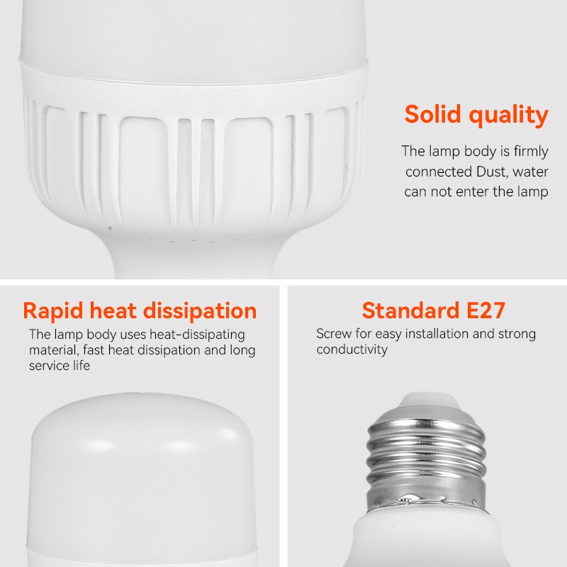 Bóng đèn LED E27 CANMEIJIA tiết kiệm năng lượng 6500K 5W 10W 15W 20W 30W 40W 50W