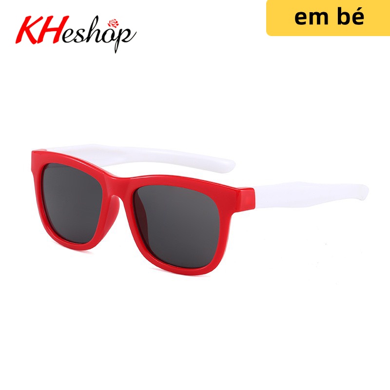 Trào Lưu Kính Trẻ Em chân gọng khác màu gập ghềnh, Chống UV400 tia cực tím bảo vệ đôi mắt bé yêu mã Y1571