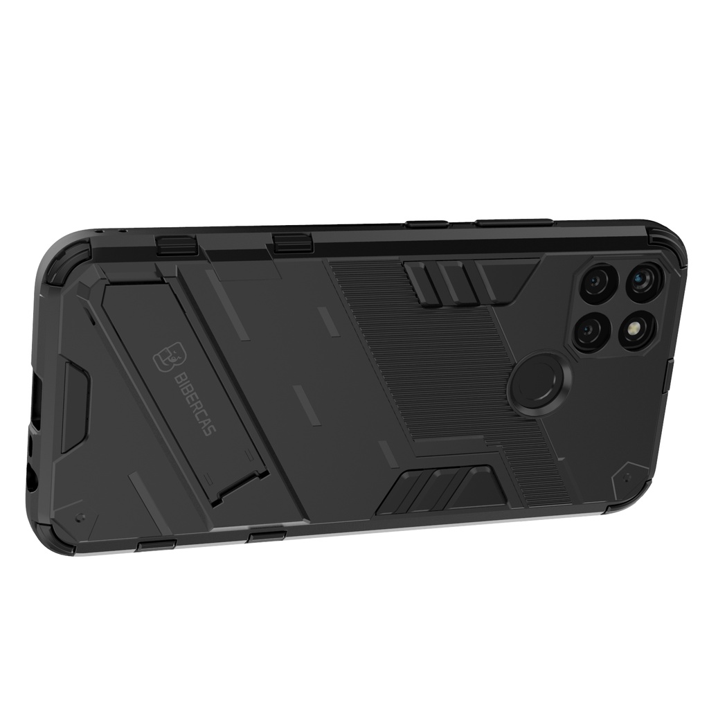 Ốp lưng Realme C21Y Iron Man Ver 2 chống sốc giá đỡ chân đế xem phim bảo vệ camera