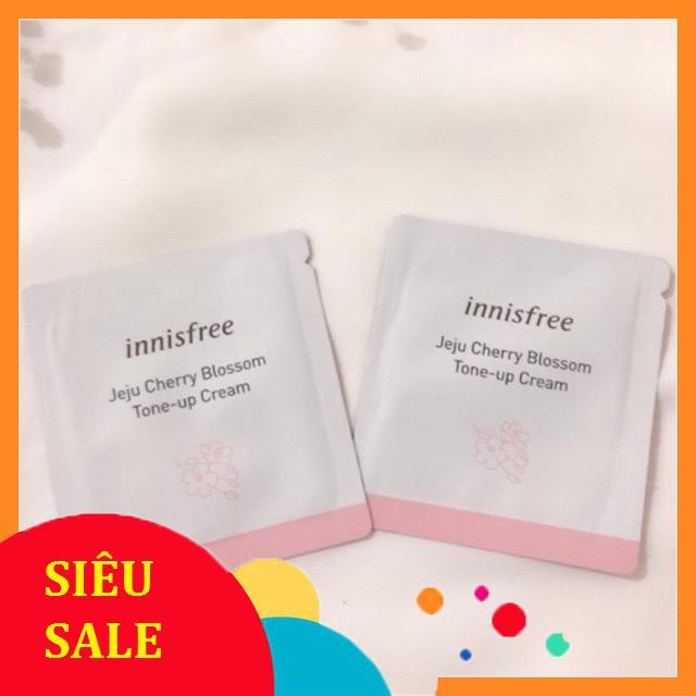 Sample Kem Dưỡng Nâng Tone Tức Innisfree Jeju Cherry Blossom Tone Up Cream 1ml | BigBuy360 - bigbuy360.vn