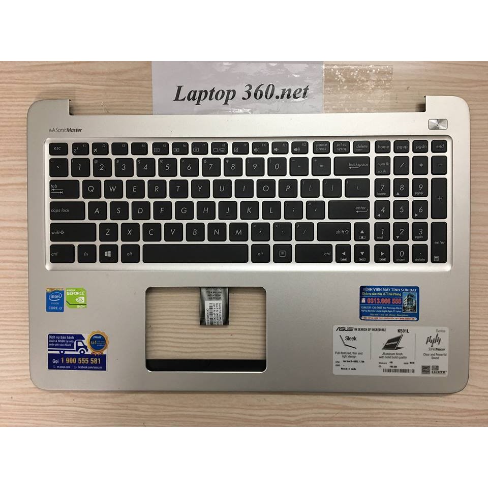 Linh kiện Mặt C Laptop Asus [ chỉ xương mặt không kèm bàn phím, touch ] hỗ trợ thay kèm phím