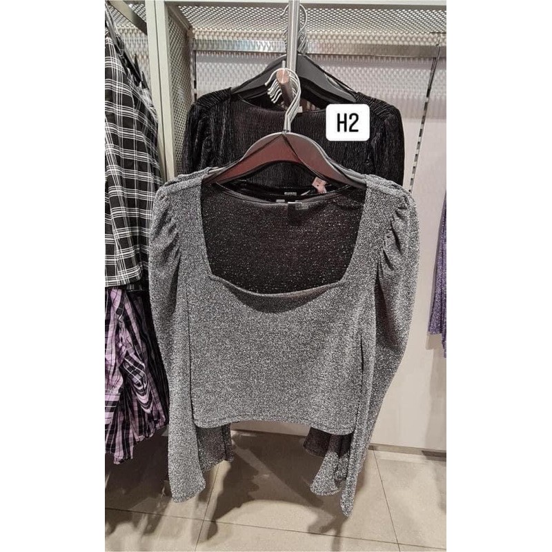 Áo Hm nhũ cổ vuông có sẵn | BigBuy360 - bigbuy360.vn